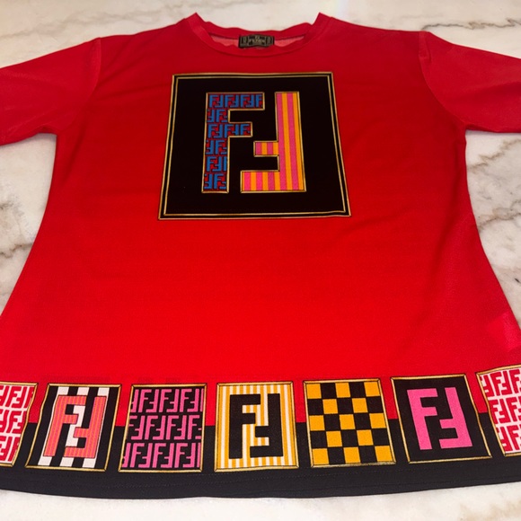 ⚡️Flash Sale- Fendi Logo Tee - Picture 9 of 14